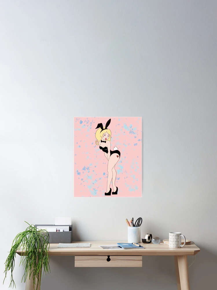 Thumbnail 2 of 3, Poster, Pinup Bunny designed and sold by Ron's Designs.