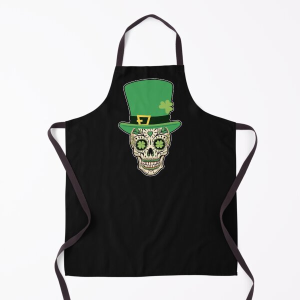 Item preview, St Patrick's Day Sugar Skull Calavera designed and sold by EstelleStar.