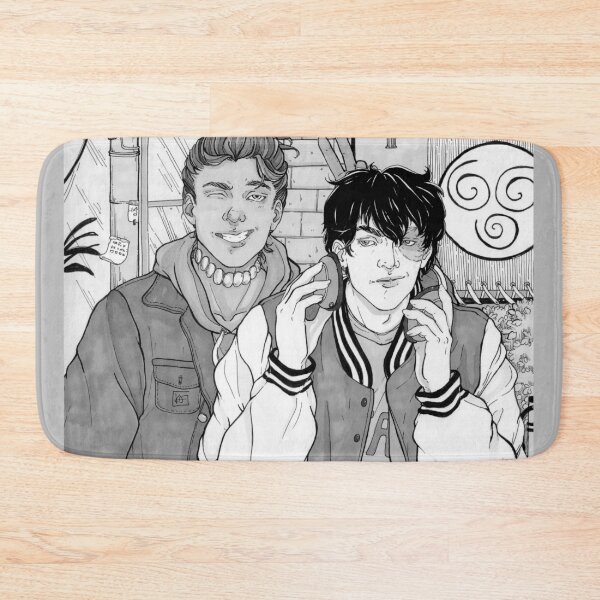 Item preview, Zuko and Sokka, modern AU designed and sold by k-dreamcatcher.
