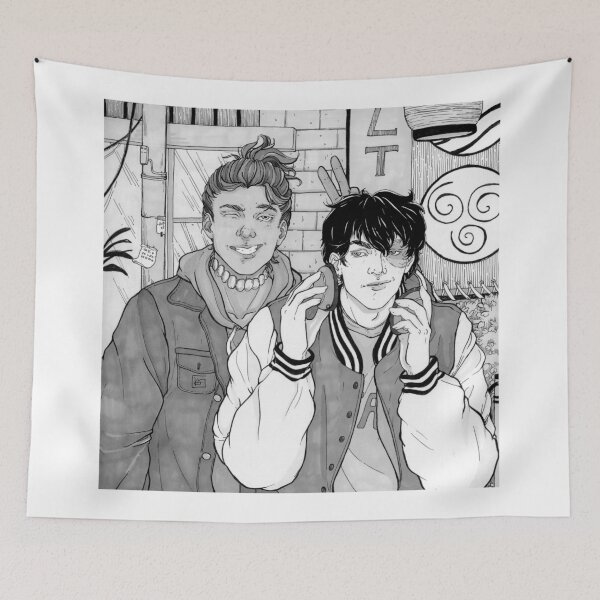 Item preview, Zuko and Sokka, modern AU designed and sold by k-dreamcatcher.