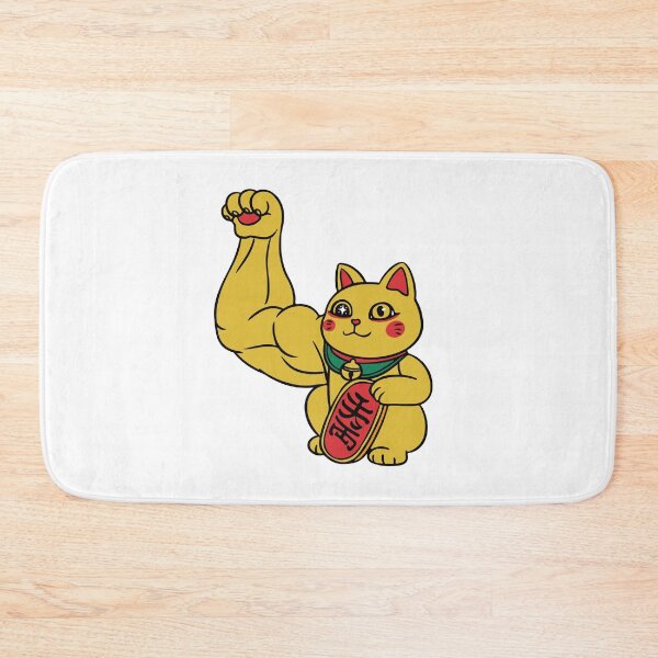 Item preview, Lucky Muscle Cat designed and sold by Kastaway.