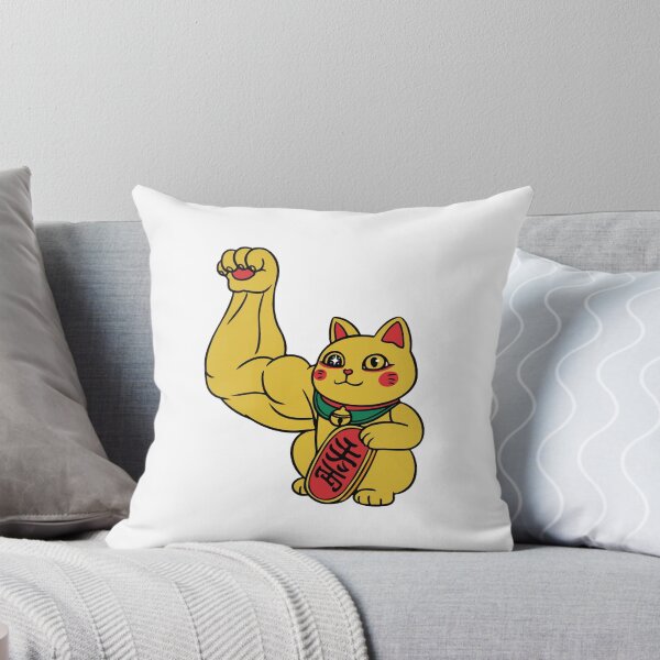Item preview, Lucky Muscle Cat designed and sold by Kastaway.