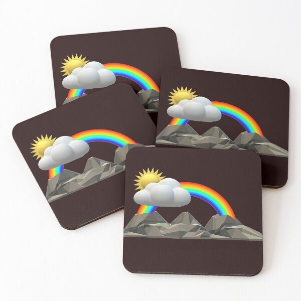 Item preview, Mountains and rainbow scenery designed and sold by Creative fashion Mix.