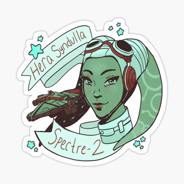Vista previa del artículo con la obra «Piloto rebelde, luchador por la libertad: Hera Syndulla», diseñado y vendido por Pilot-Doodles.