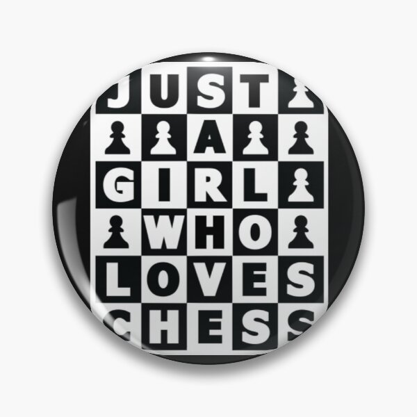 Item preview, Just A Girl Who Loves Chess Jut A Girl Who Loves Chess designed and sold by MalakichiRussel.