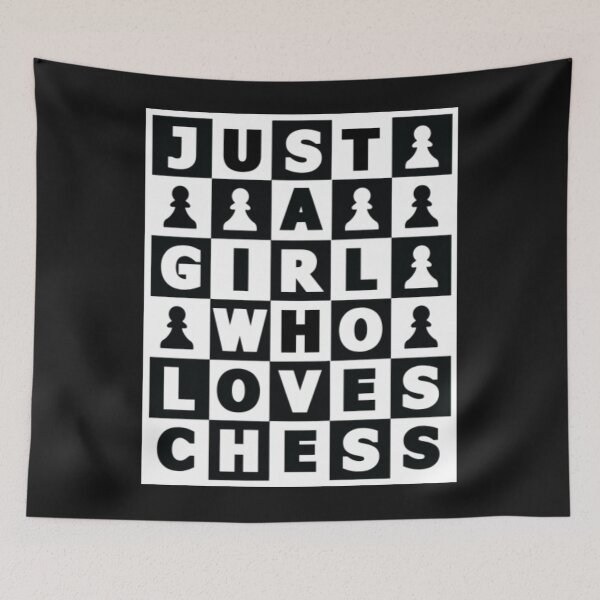 Item preview, Just A Girl Who Loves Chess Jut A Girl Who Loves Chess designed and sold by MalakichiRussel.