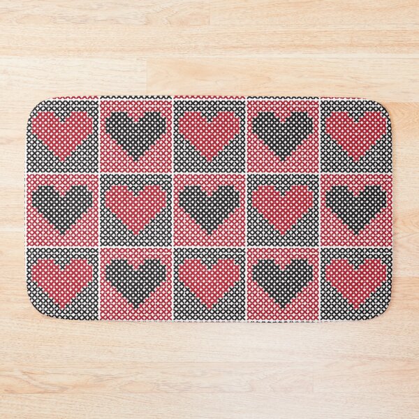 Item preview, Cross-stitch Hearts designed and sold by PeachPaisleyPro.