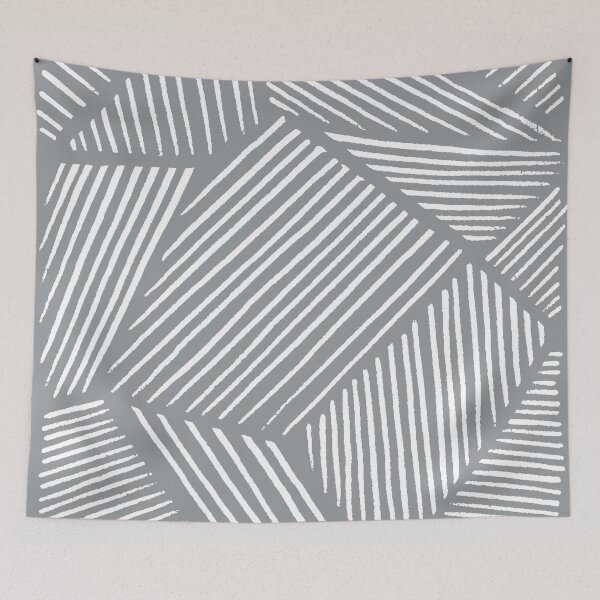 Item preview, Japandi Minimal Modern Geometric Grey designed and sold by sheseddit.