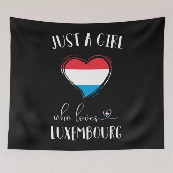 Item preview, Flag Luxembourg Just A Girl Who Loves Luxembourg designed and sold by MalakichiRussel.