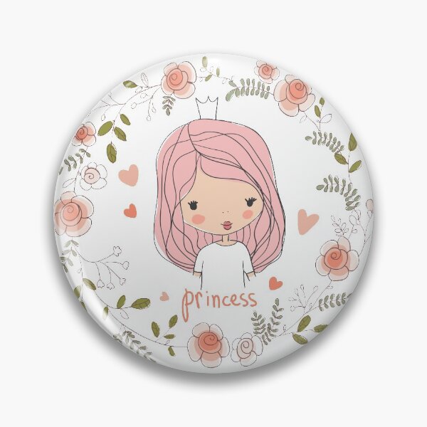 Item preview, Drawing Princess and Flowers designed and sold by Cheap Women's Shirts.