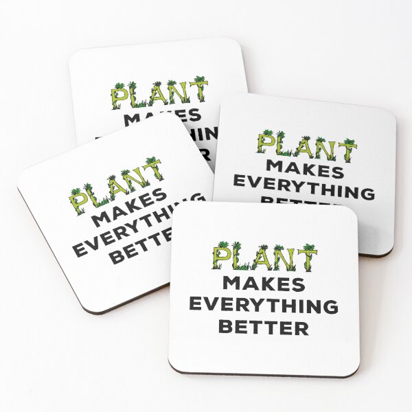 Item preview, PLANT - Makes Everything Better (BLACK) designed and sold by goal-getter.