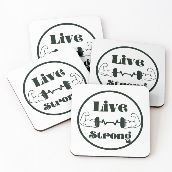 Item preview, Live Strong - Fitness Motivational designed and sold by Sam-DesignMart.