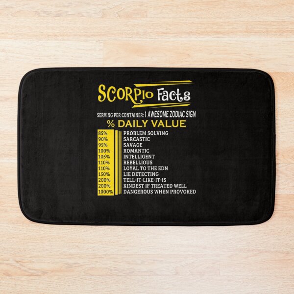 Item preview, Scorpio Facts Zodiac designed and sold by ElenoraDavis.