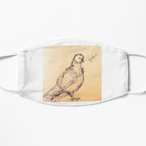 Peace Dove Flat Mask