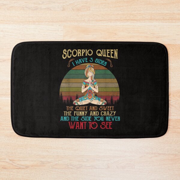Item preview, Scorpio Queen Birthday I Have 3 Sides Scorpio Zodiac designed and sold by ElenoraDavis.