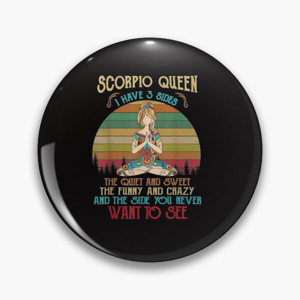 Item preview, Scorpio Queen Birthday I Have 3 Sides Scorpio Zodiac designed and sold by ElenoraDavis.