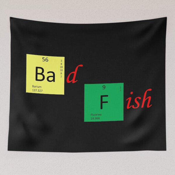 Item preview, Periodic Bad Fish designed and sold by ScienceNerd.