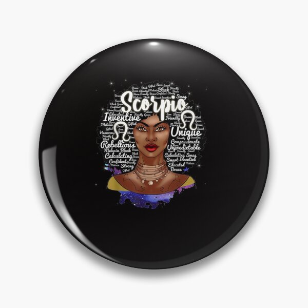 Item preview, Scorpio Queen For Melanin Afro Queen Zodiac designed and sold by ElenoraDavis.