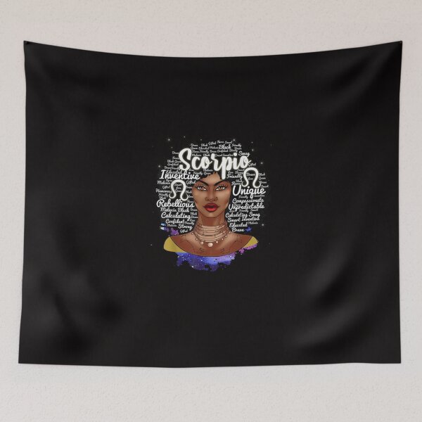 Item preview, Scorpio Queen For Melanin Afro Queen Zodiac designed and sold by ElenoraDavis.