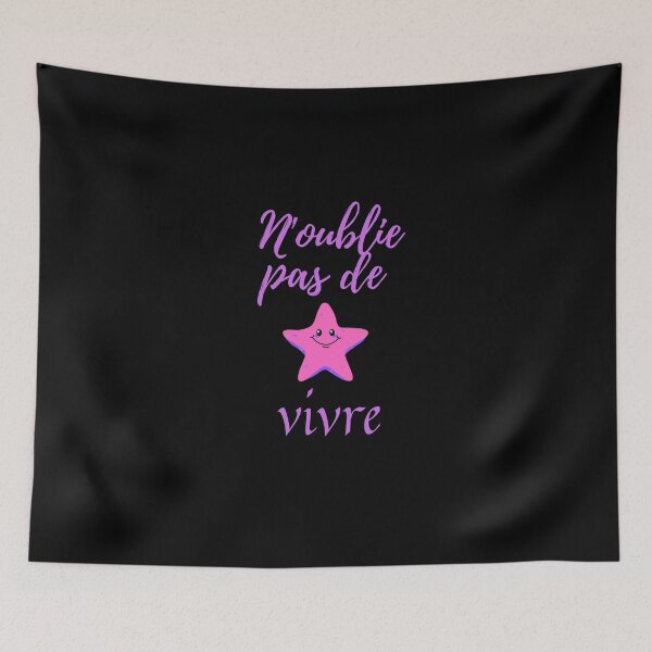 Item preview, Don't forget to live - popular french quotes lovers theme gifts designed and sold by RebelliousRosee.
