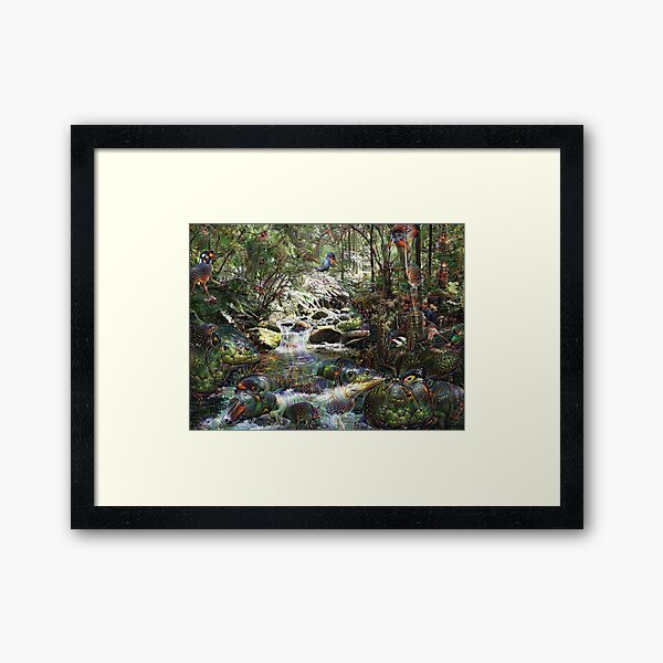 Primordial Brook Framed Art Print