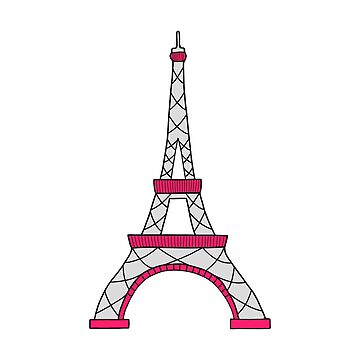 Torre Eiffel Rosa Png - Printable Eiffel Tower Outline