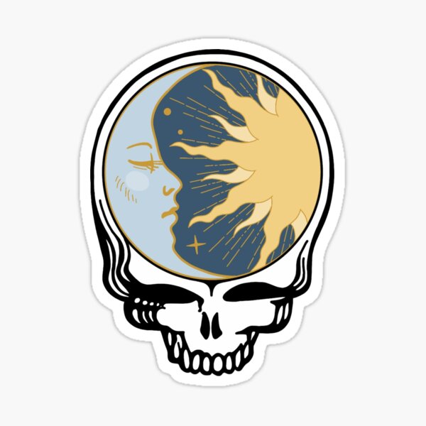 Grateful Dead Skull sticker Sticker