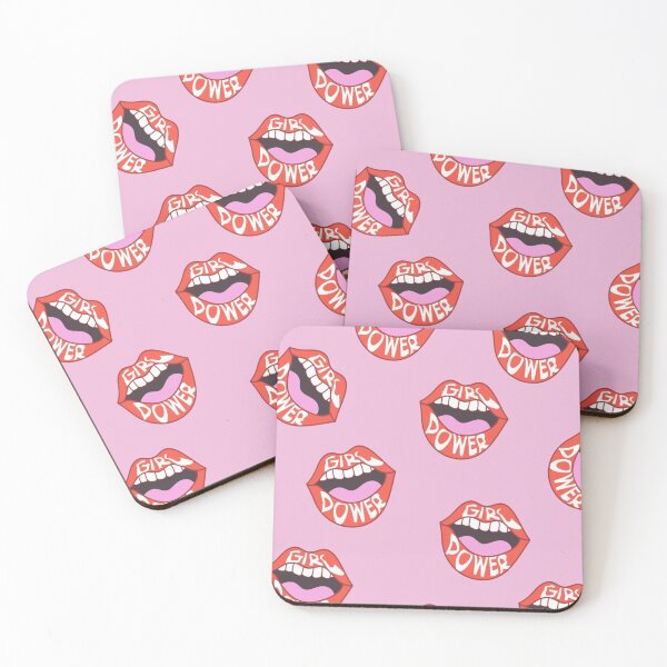 Item preview, Girl Power Red Lips  designed and sold by Dollfacedesign.