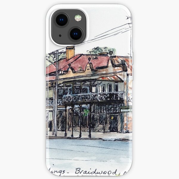Australian Scene - Historic buildings, Braidwood, NSW, Aus. iPhone Soft Case