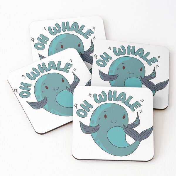 Item preview, Oh Whale - Funny Pun designed and sold by DzineMon.