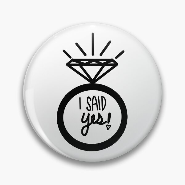 Item preview, I Said Yes! designed and sold by ameliaesmith.