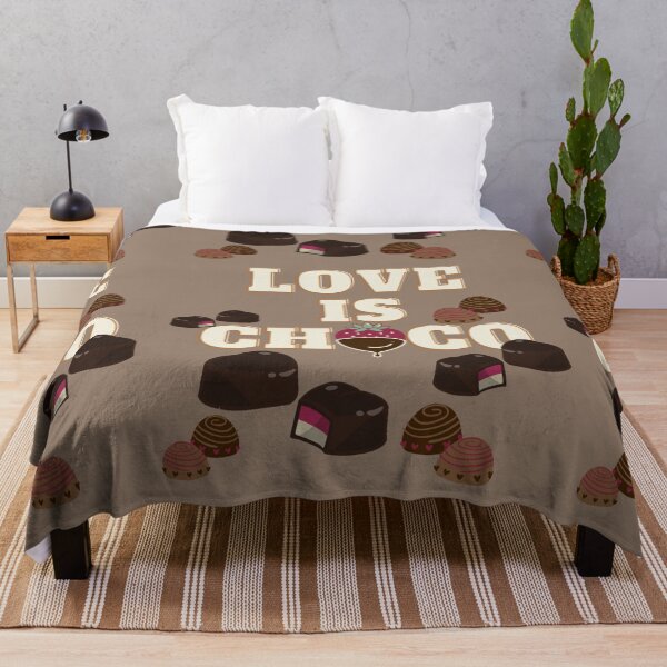 Item preview, Love Is Choco Valentines day heart chocolate Quote designed and sold by MarineTreasury.