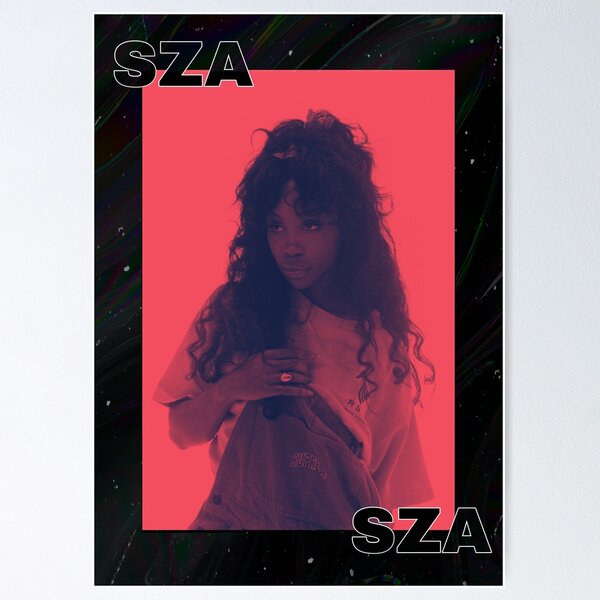 Item preview, SZA RETRO POSTER designed and sold by trendtiktok.