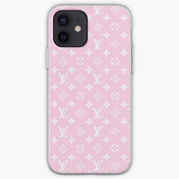 Pink Louis V Design iPhone Soft Case