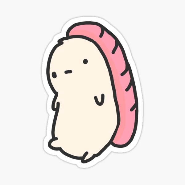 Sad Sushi Sticker