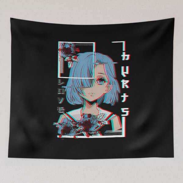 Item preview, Japanese Aesthetic Vaporwave E-Girls Love Glitch Hurts 90er designed and sold by Hitagivapor.
