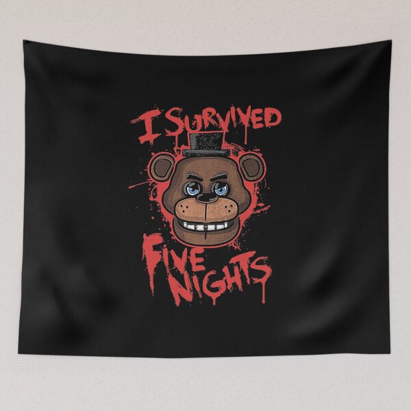 Item preview, I Survived Five Nights At Freddy's Pizzeria Shirt designed and sold by campnou3508.