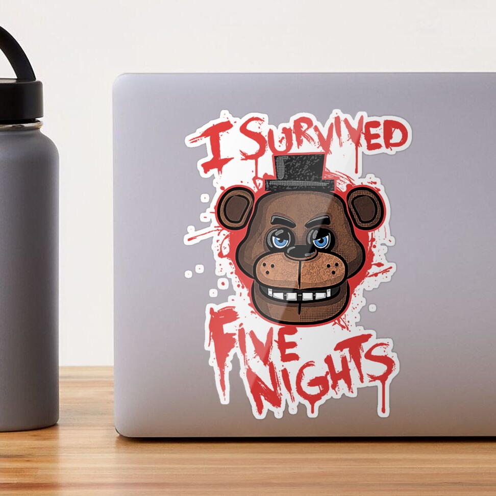 Five Nights at Freddy personalized water bottle