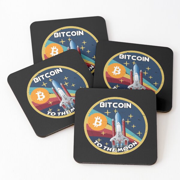 Item preview, Bitcoin Cryptocurrency Space Badge  designed and sold by Bitcoin-Fashion.
