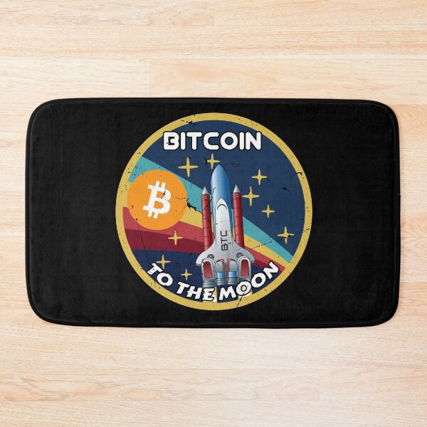 Item preview, Bitcoin Cryptocurrency Space Badge  designed and sold by Bitcoin-Fashion.