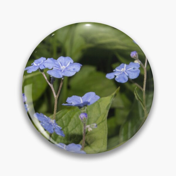 Item preview, light blue small flowers on a background of green foliage designed and sold by nataliavavilina.