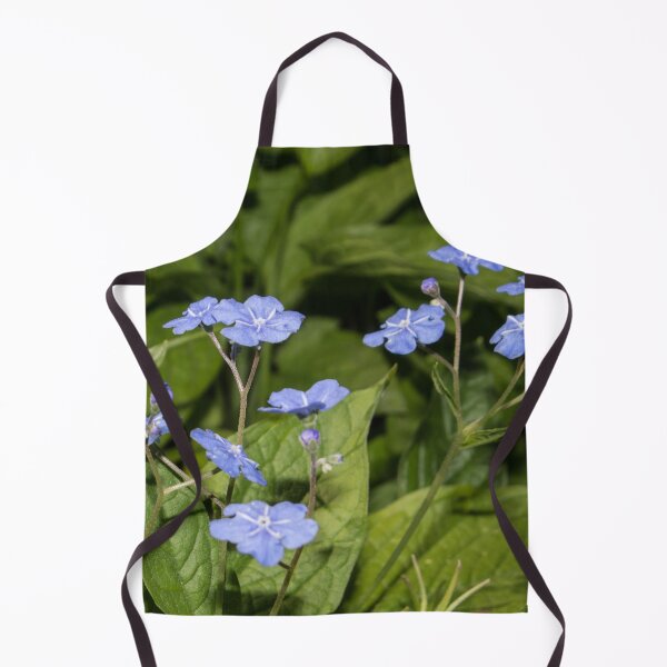 Item preview, light blue small flowers on a background of green foliage designed and sold by nataliavavilina.