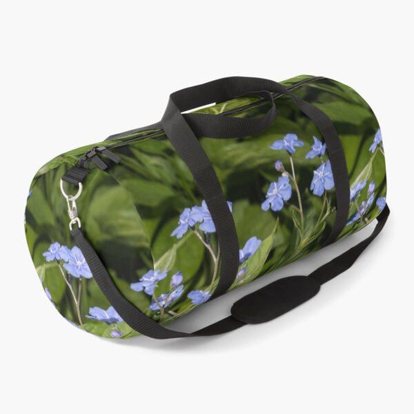Item preview, light blue small flowers on a background of green foliage designed and sold by nataliavavilina.