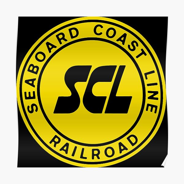 Seaboard Coast Line Railroad Shirt Poster