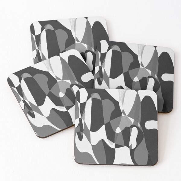 Item preview, Black, White and Gray Abstract designed and sold by Anthony Macaluso.