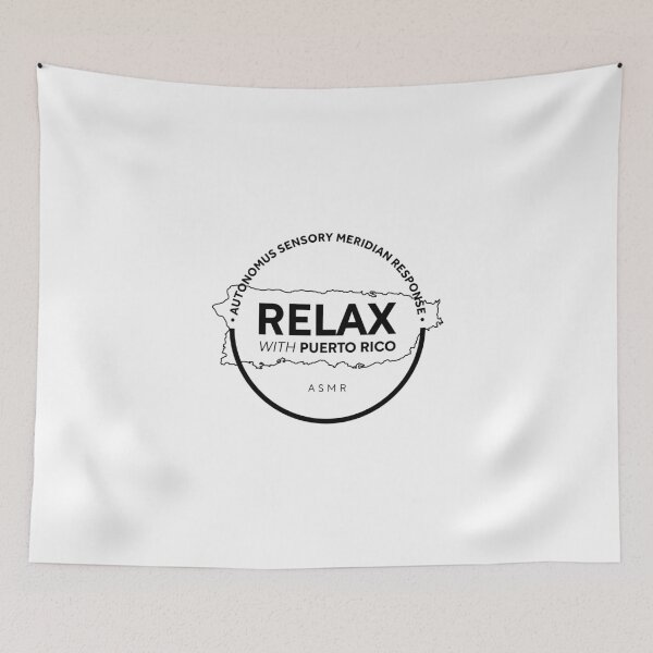 Item preview, Relax with Puerto Rico ASMR Logo designed and sold by RelaxwithPR.
