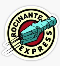 rocinante express Sticker