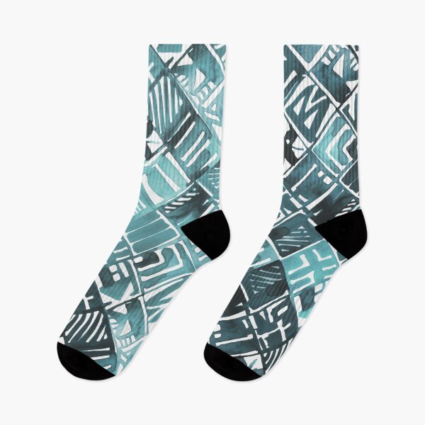 Item preview, Teal summer geo designed and sold by peggieprints.