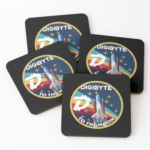 Item preview, Digibyte DGB Cryptocurrency Space Badge  designed and sold by Bitcoin-Fashion.