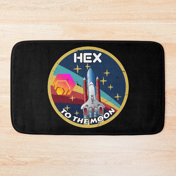 Item preview, HEX Cryptocurrency Space Badge  designed and sold by Bitcoin-Fashion.